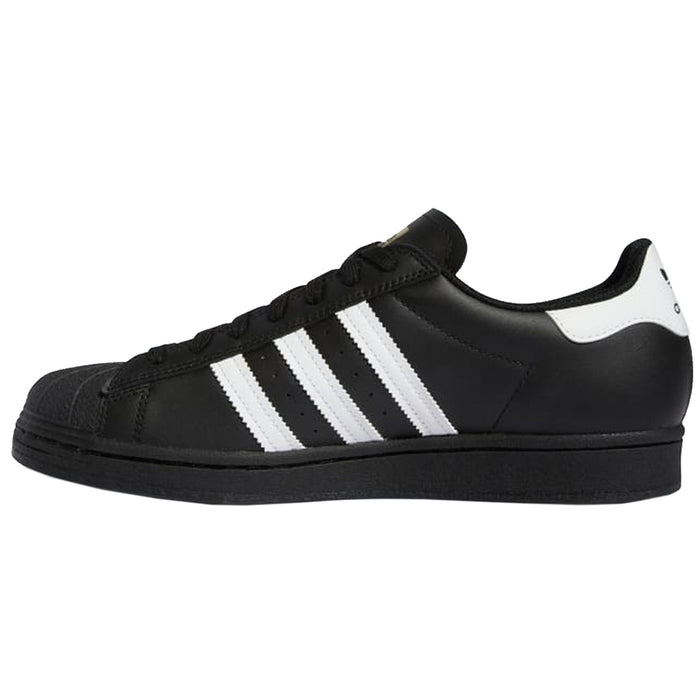 Adidas Superstar ADV - Black/Black/White Leather Left