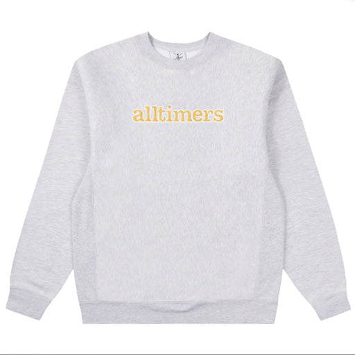 Alltimers Stamped Chenille Crew Neck - Heather