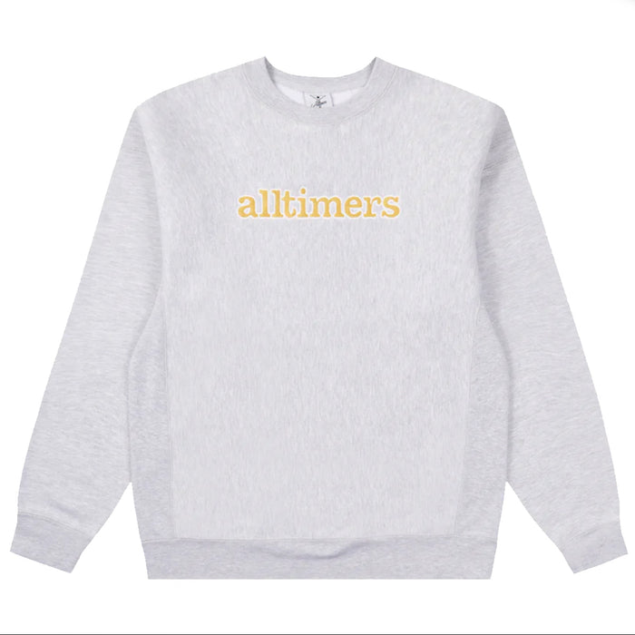 Alltimers Stamped Chenille Crew Neck - Heather