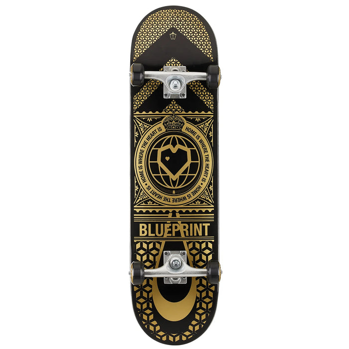 Blueprint Complete - Home Heart Black/Gold 8.12"