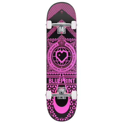 Blueprint Complete - Home Heart Black/Pink 7.75"