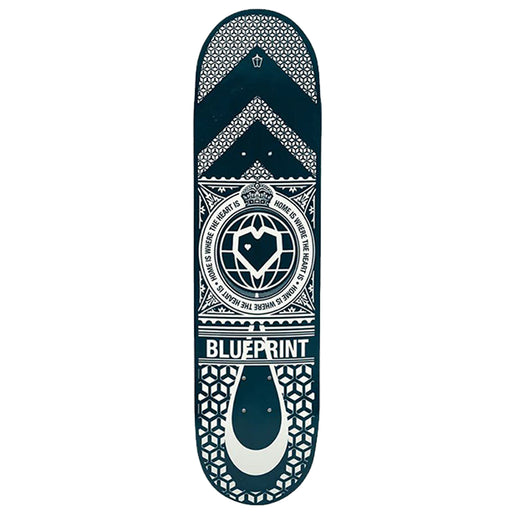 Blueprint deck - Home Heart Navy/Silver 8"