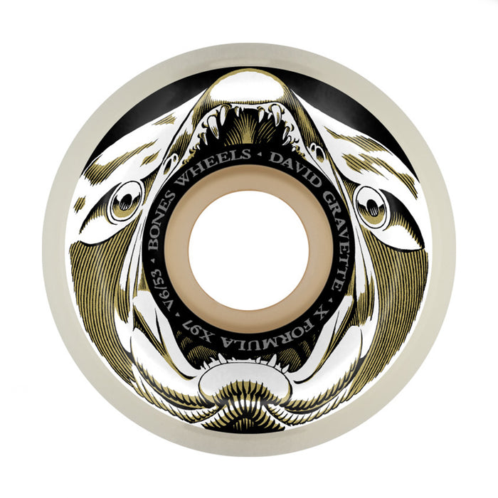 Bones X-Formula Wheels 97a - Gravette Salmon 53mm V6 Wide