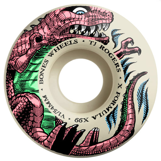 Bones X-Formula Wheels 99a - Rogers Dino 54mm V1 Standard Front