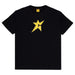 Carpet Company C-Star T-Shirt - Black/Yellow Front