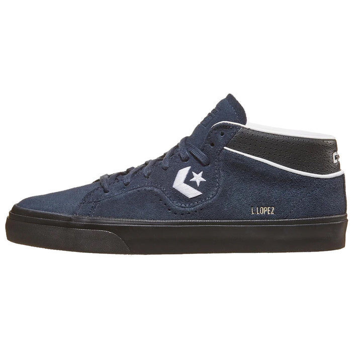 Converse Lopez Pro Mid - Navy / Black Left