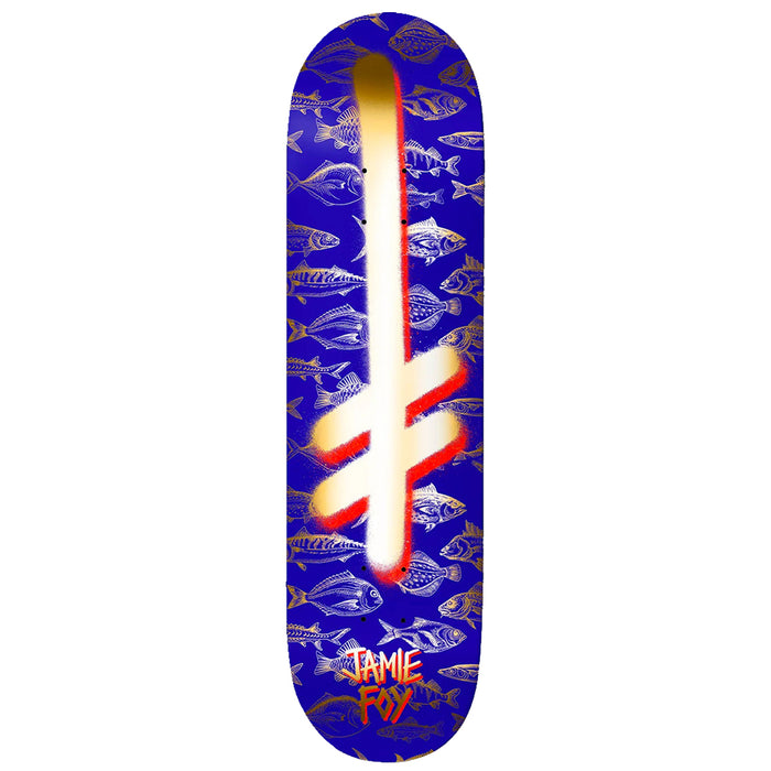 Deathwish Deck - Jamie Foy Gang Logo Fishes 8"