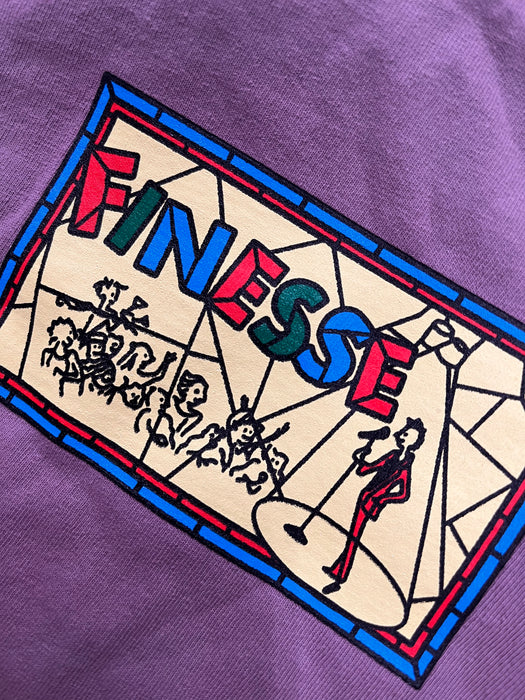 Finesse Stand-Up T-Shirt Mauve Detail