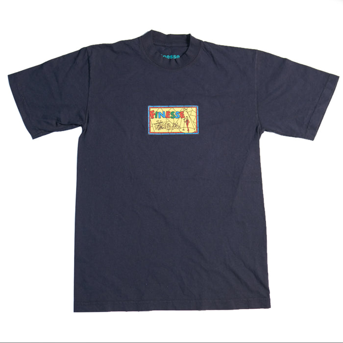 Finesse Stand-Up T-Shirt Navy