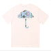 Hélas Brush T-Shirt - Pastel Pink Back