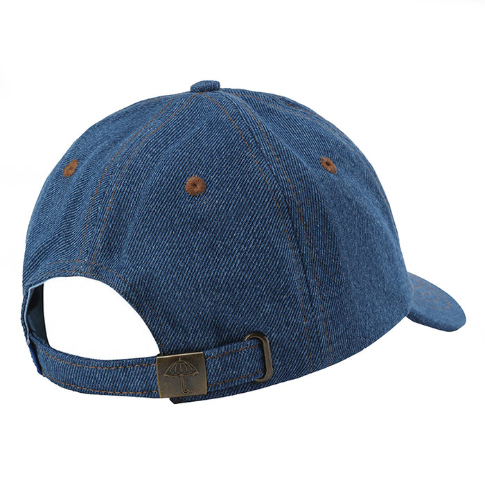 Hélas Classic Denim Cap - Light Blue Back