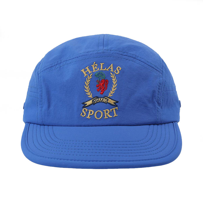 Hélas Sport 5 Panel Cap - Blue Front