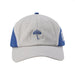 Hélas Town 6 Panel Cap - Grey/Blue Front