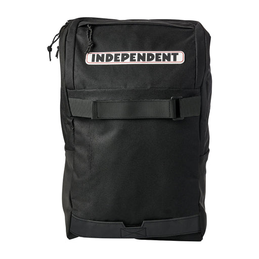 Independent Bar Logo Back Pack - Black Front