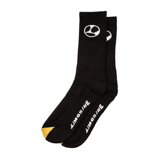 Limosine Gold Toe Socks - Black