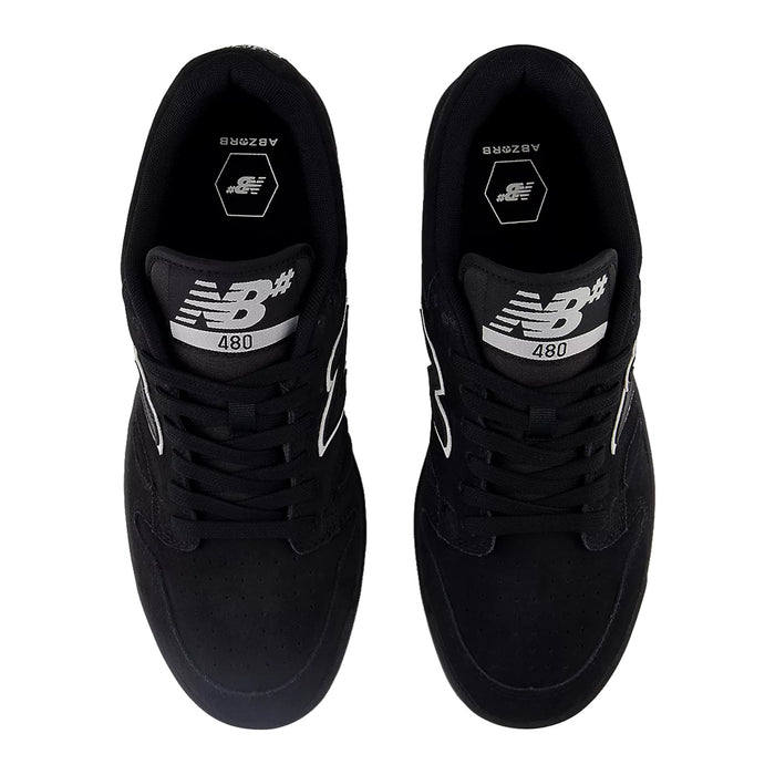 New Balance 480 - Black/White/Gum Top