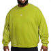 Nike SB Essential Logo Crew Neck - Bright Cactus Front