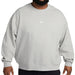 Nike SB Essential Logo Crew Neck - Heather Gray Front