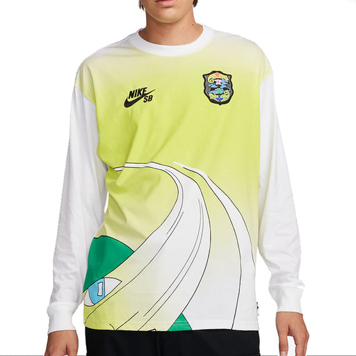 Nike SB L/S T-Shirt - "Olympic Kit" Yellow HF0035-100 Front