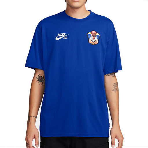 Nike SB Logo T-Shirt - "Olympic Kit" Blue FZ8935-417 Front