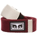 Obey Big Boy Web Belt - Burgundy