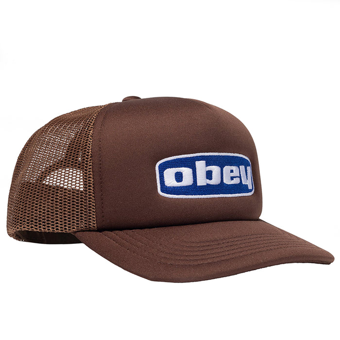 Obey Indirect Trucker - Dark Brown Front