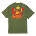 Obey Live Again Now T-Shirt - Moss Green Back