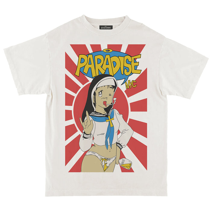 Paradise NYC Dinosaurs T-Shirt - White Front