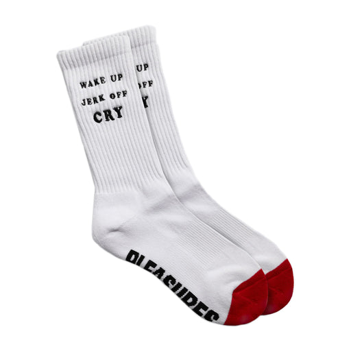 Pleasures Wake Up Socks - White