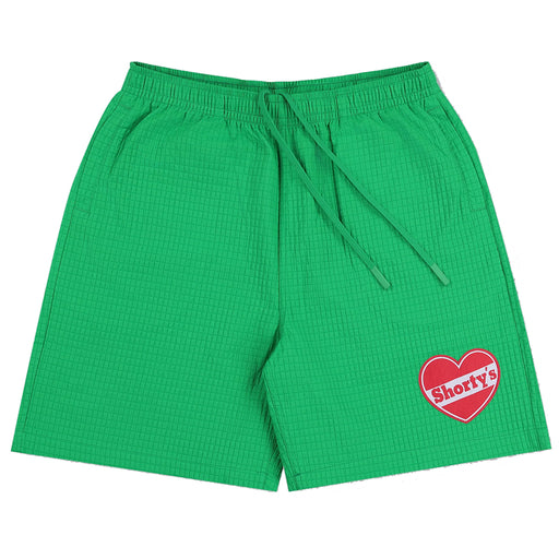 Pleasures x Shorty's Heart Shorts - Green Front