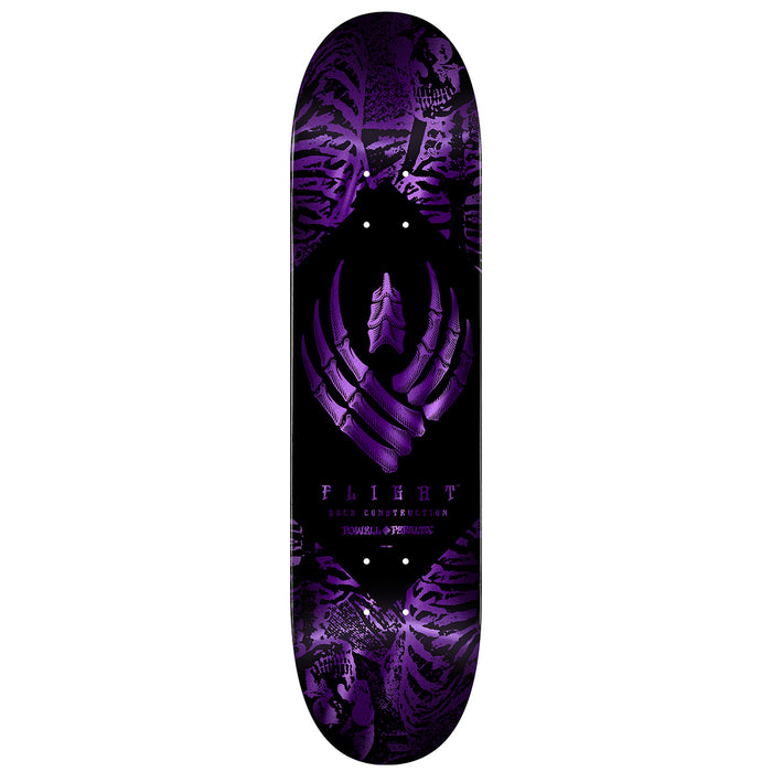 Powell & Peralta Flight Deck - Skeleton Purple Foil 9"