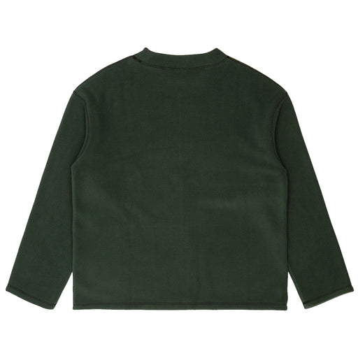 Sexhippies Box Fleece Mock Neck - Olive/Forest Back