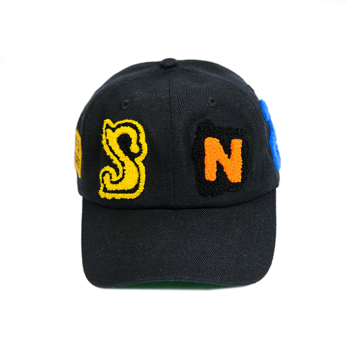 Snack Potluck Strap Back - Black