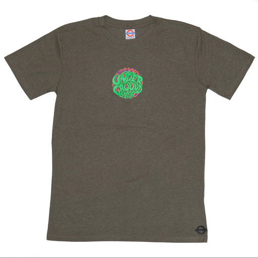 Underground Swirl T-Shirt - Army Heather | Underground Skate Shop