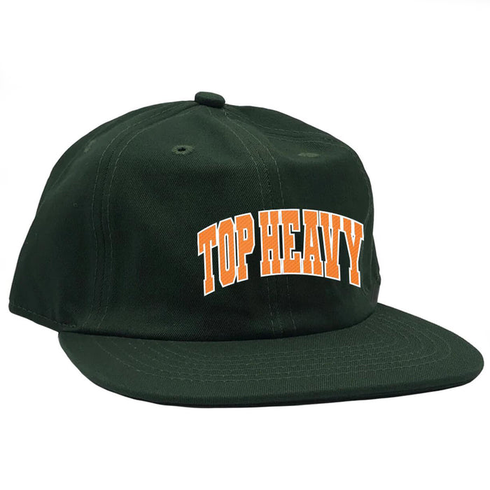 Top Heavy College 6 Panel  - Green