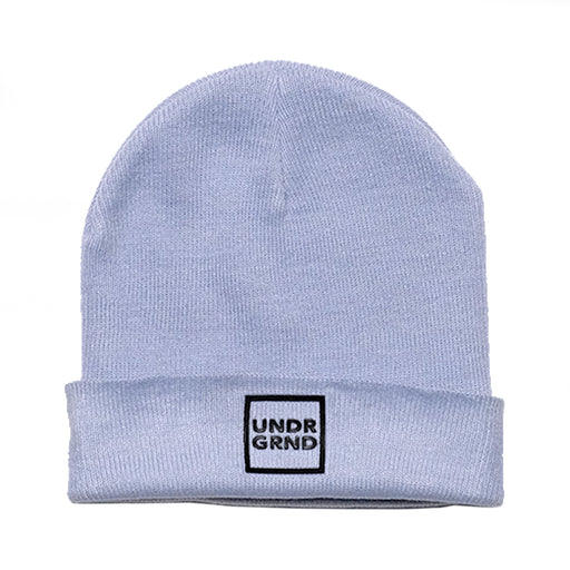 Underground Box Logo Cuff Beanie - Powder Blue