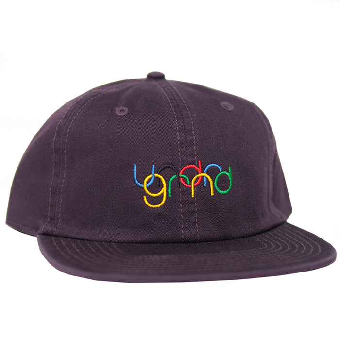 Underground Olympic 6 Panel Hat - Plum Front