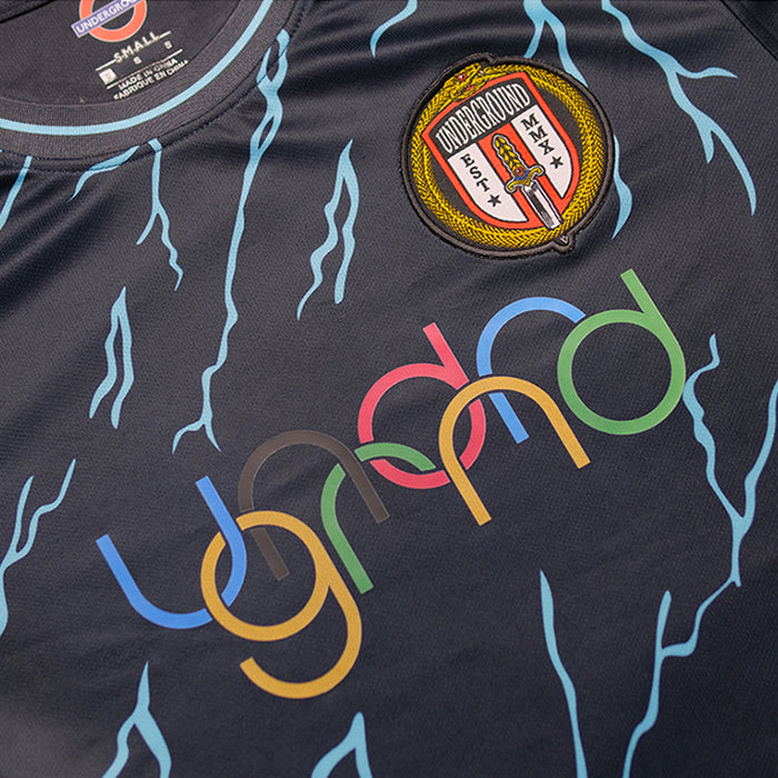 Underground Olympic Soccer Jersey - Blue Lightening