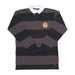 Underground Rugby Stripe Long Sleeve - Black/Grey Front