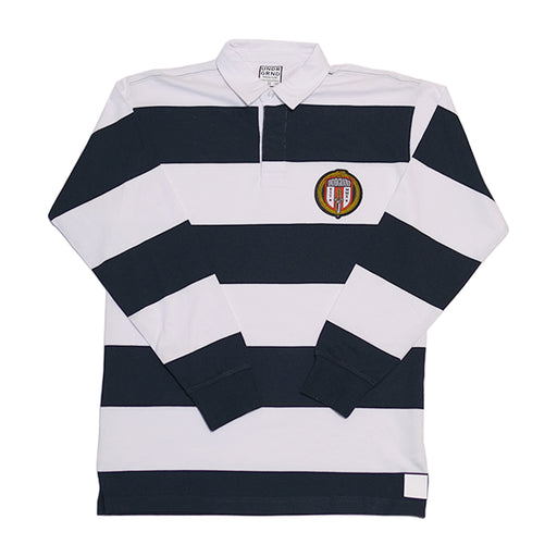 Underground Rugby Stripe Long Sleeve - Navy/White Front