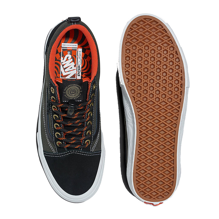 Vans Skate Old Skool x Spitfire - Black/Orange Top