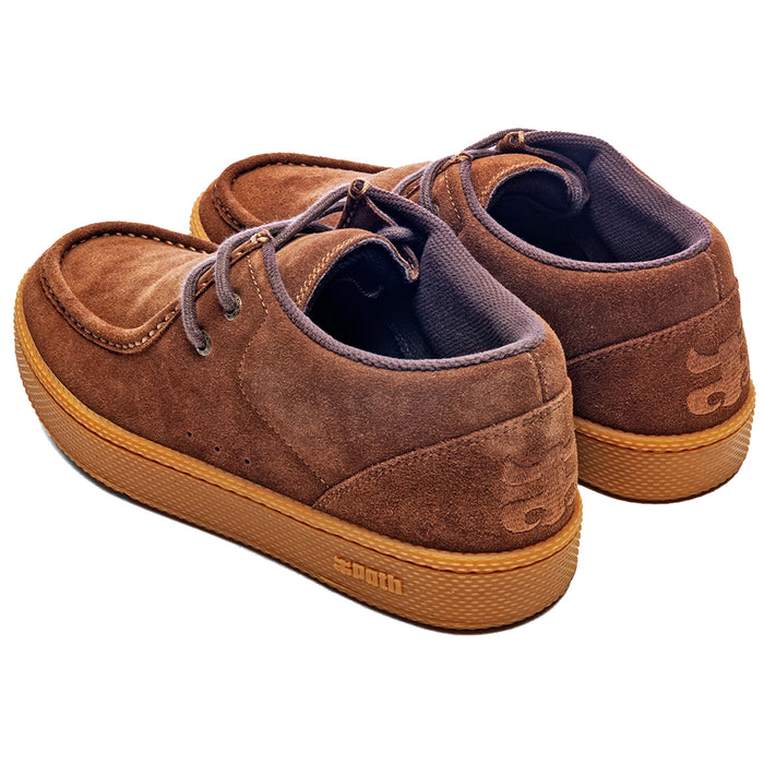 iPath Cats - Brown/Gum Suede Heel